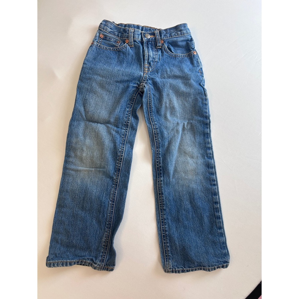 Polo Ralph Lauren Jeans Boys Size 6 Blue Medium Wash Straight Leg Adjustable